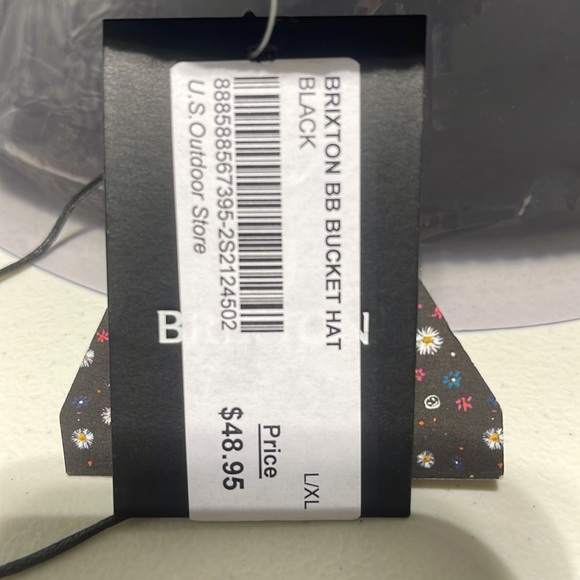 Brixton BB Bucket Hat Blk L/XL - Picture 2 of 4